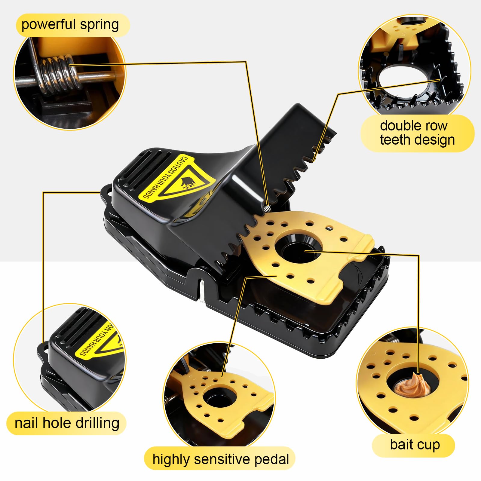 Insoma mouse trap safe-use: lift by tail and release into trash