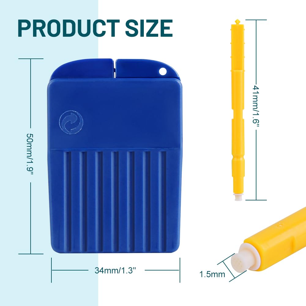 Inspack disposable wax guard with dual-ended applicator for quick swaps.
