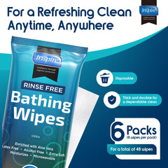 Inspire Body Wipes Warm Use: ready for warm cleansing