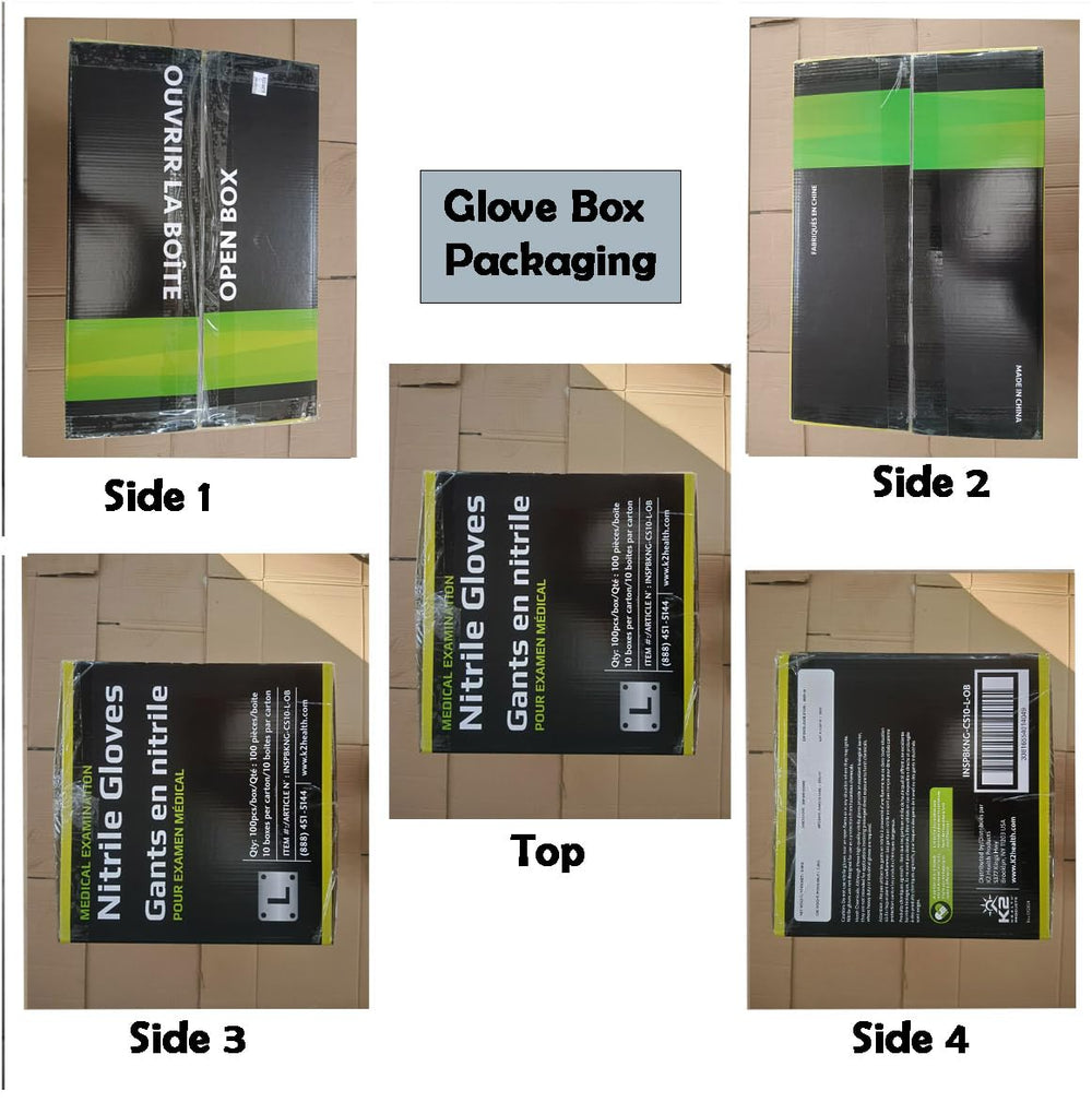 Inspire heavy-duty case of 1000 gloves ready for busy workdays.