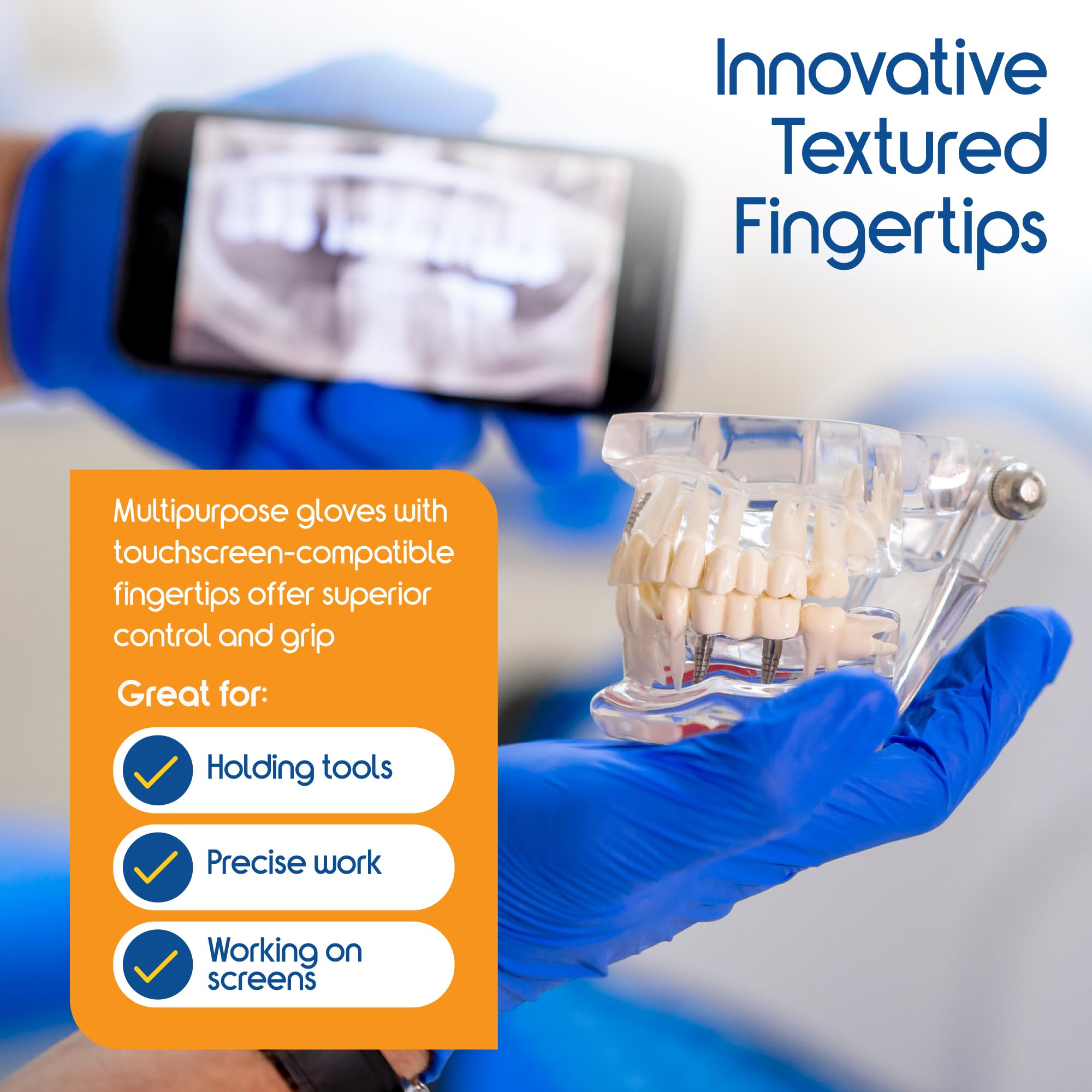 Inspire nitrile gloves ideal for food safety and janitorial duties