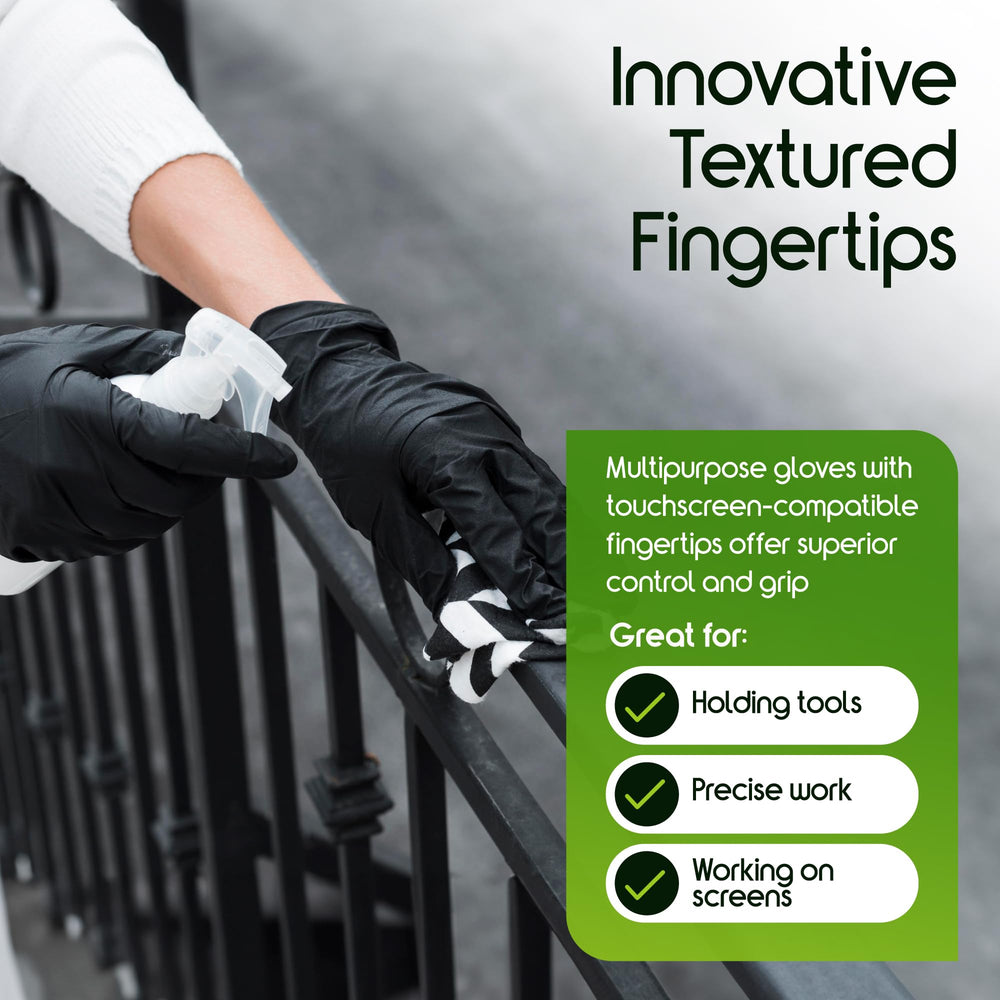 Inspire gloves on mechanic hands during automotive maintenance.