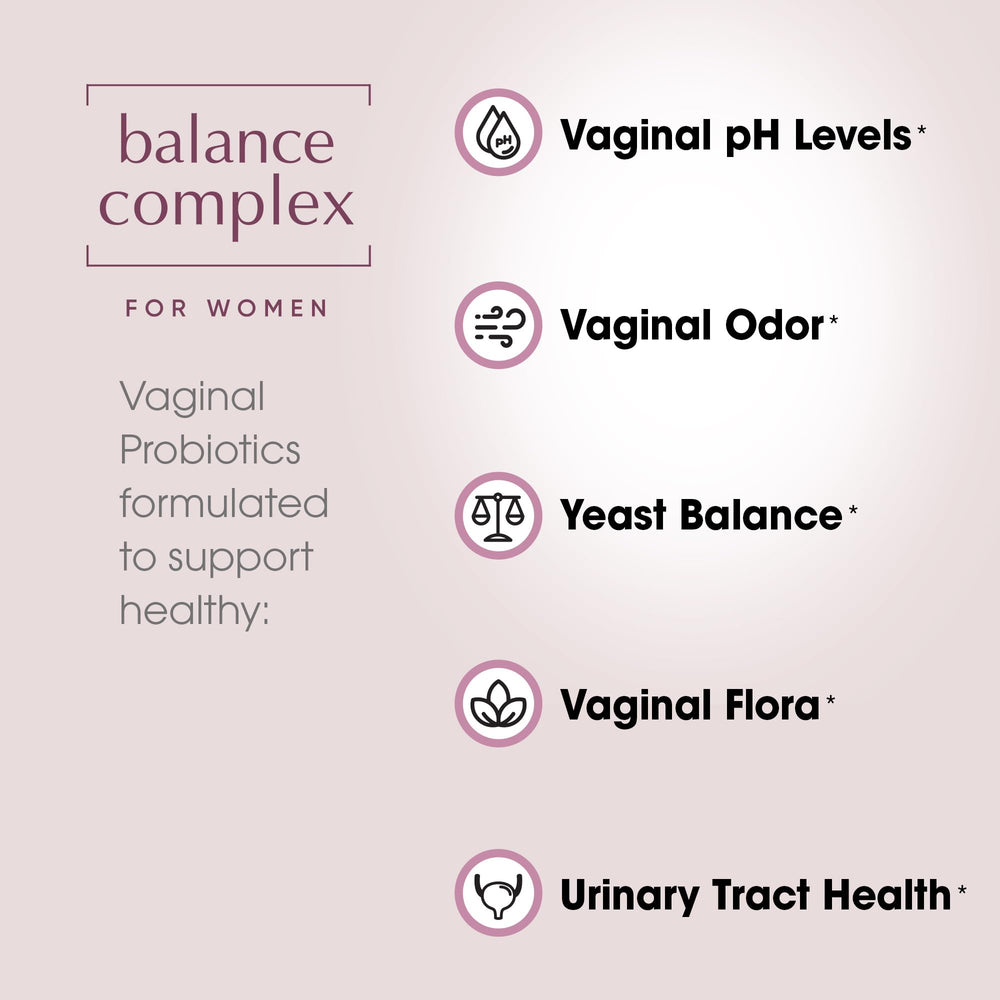Instant Brands Balance Complex capsules close-up highlights potent probiotic formula