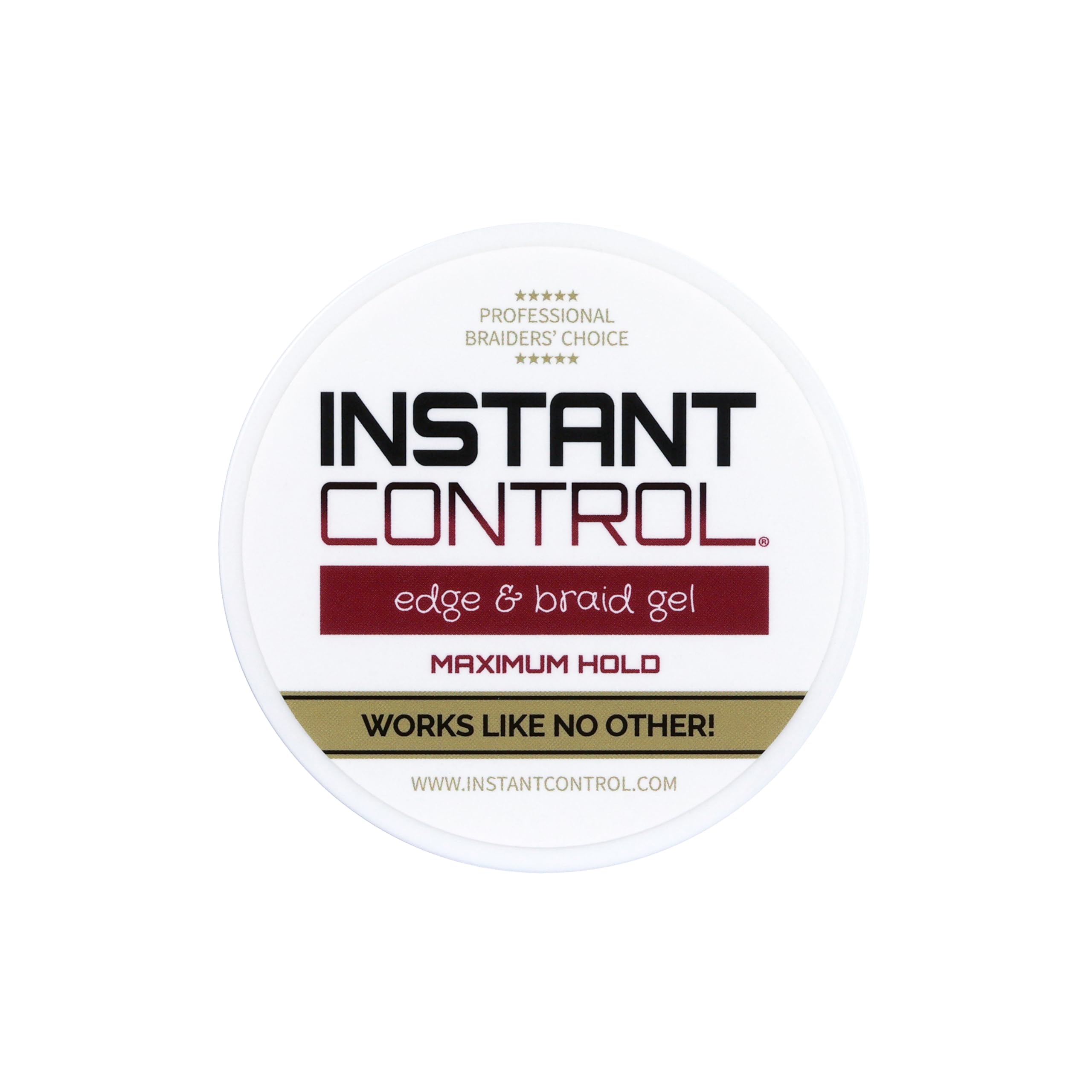 Instant Control Edge & Braid Gel packaging shows travel-friendly 4 oz size