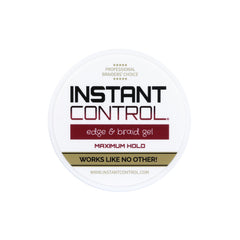 Instant Control Edge & Braid Gel packaging shows travel-friendly 4 oz size
