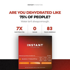 Instant Hydration electrolyte powder packet ready to mix for workouts