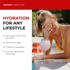 Instant Hydration Paloma sticks on display for keto friendly hydration