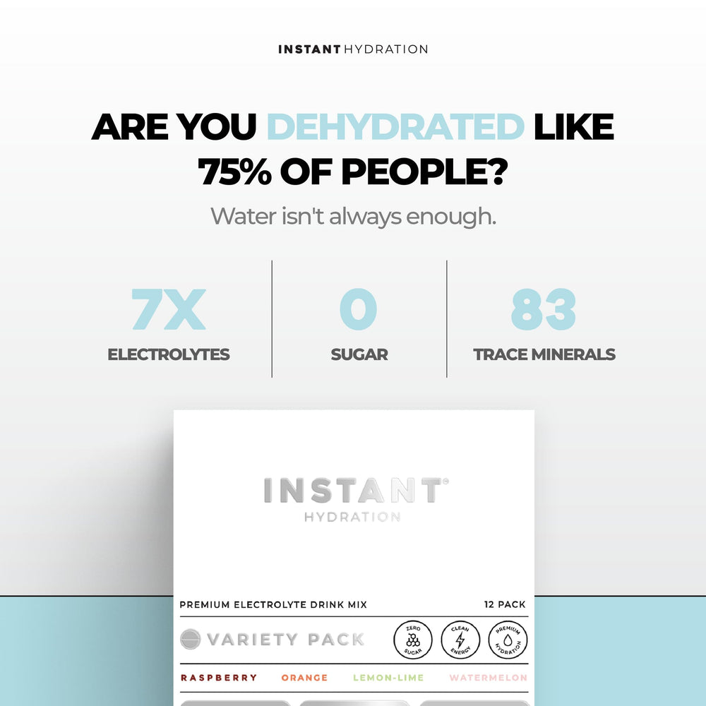 Instant Hydration watermelon flavor packet ideal for refreshing workouts.