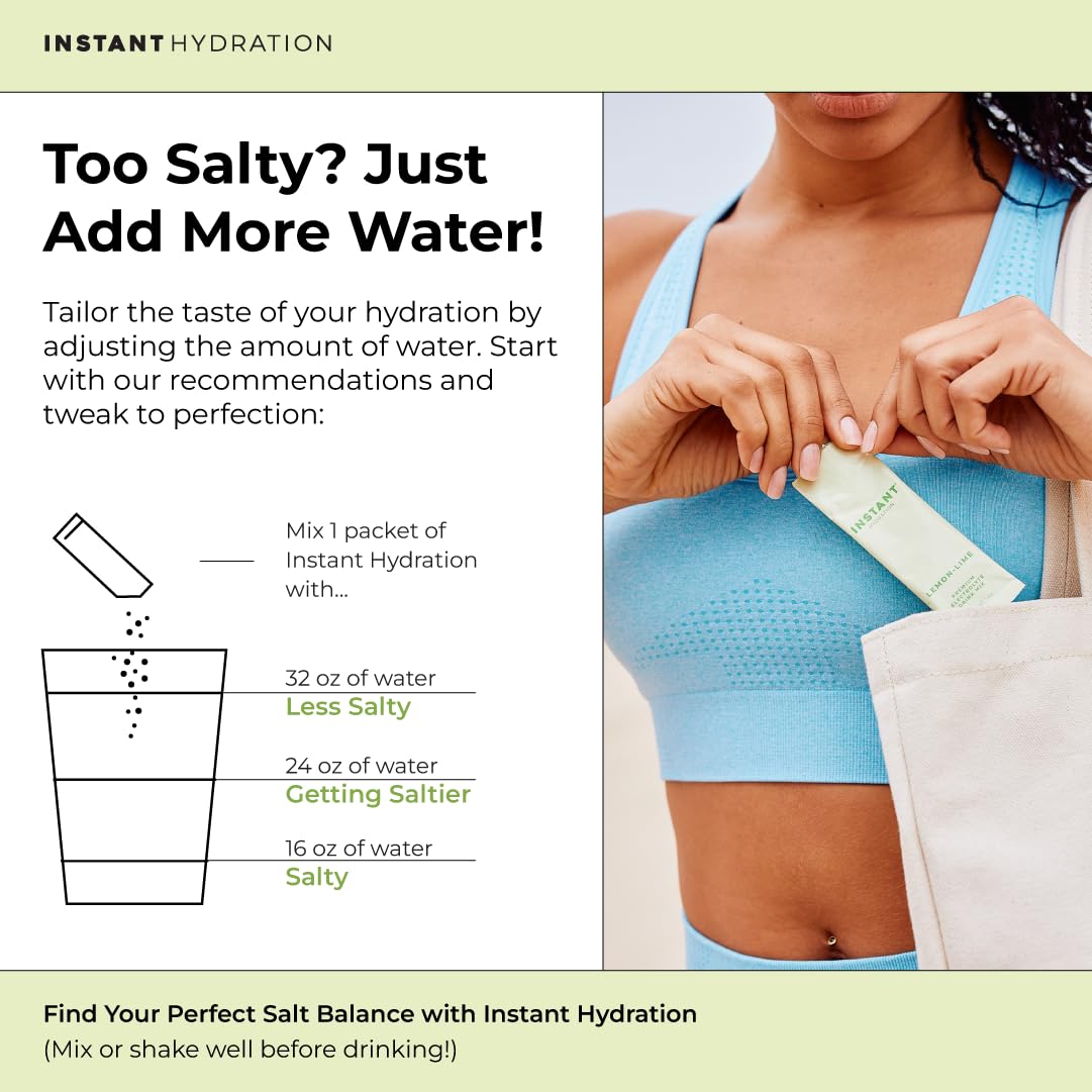Instant Hydration workout setup with bottle and packets for training sessions