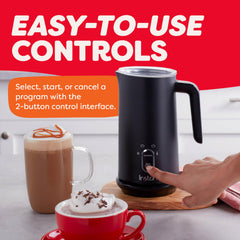 Instant Pot Milk Frother warm milk option heats milk evenly for creamy mugs.
