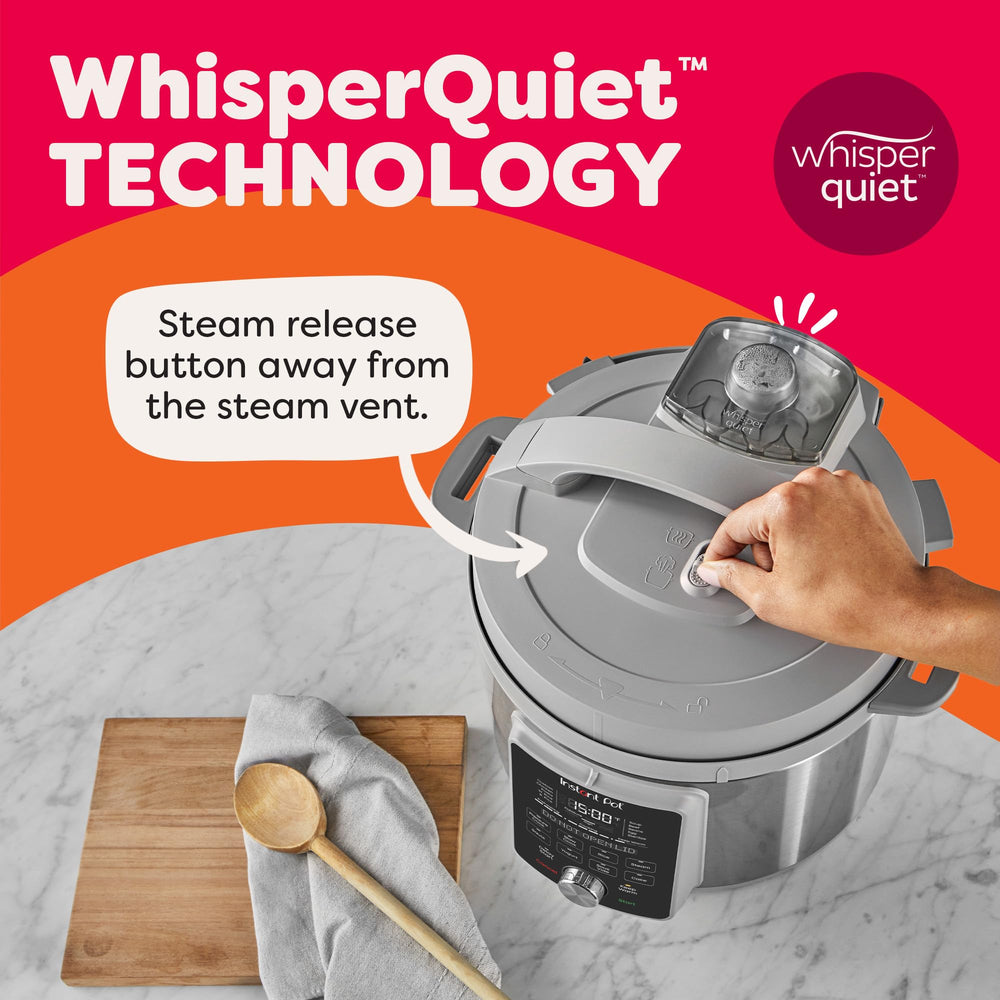 Instant Pot stainless-steel inner pot with tri-ply bottom for even sautéing