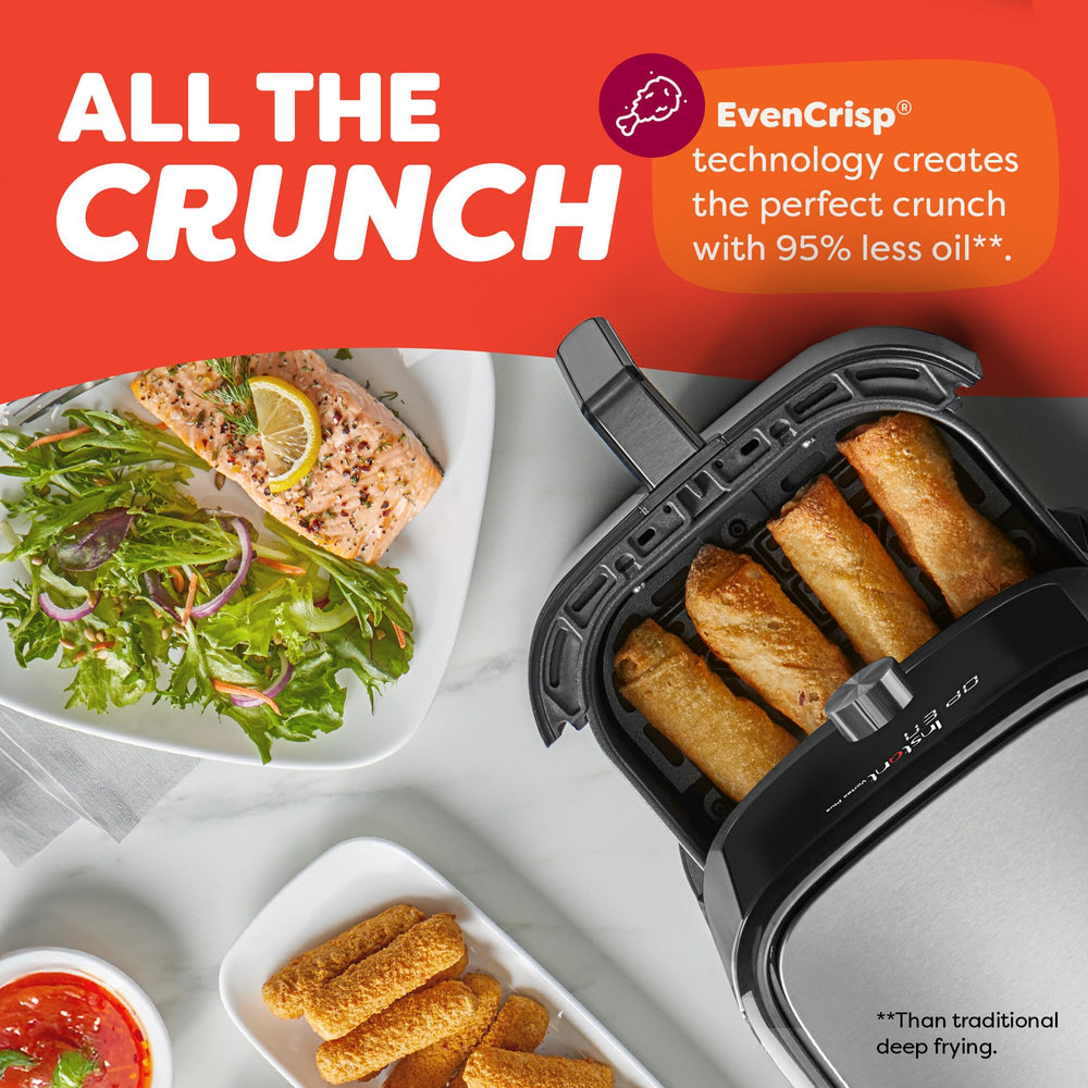 Instant Pot Vortex Plus auto-shutoff and safety features add peace of mind.