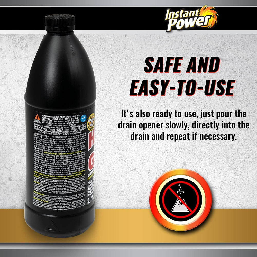 Instant Power odor-elimination formula helps freshen drains