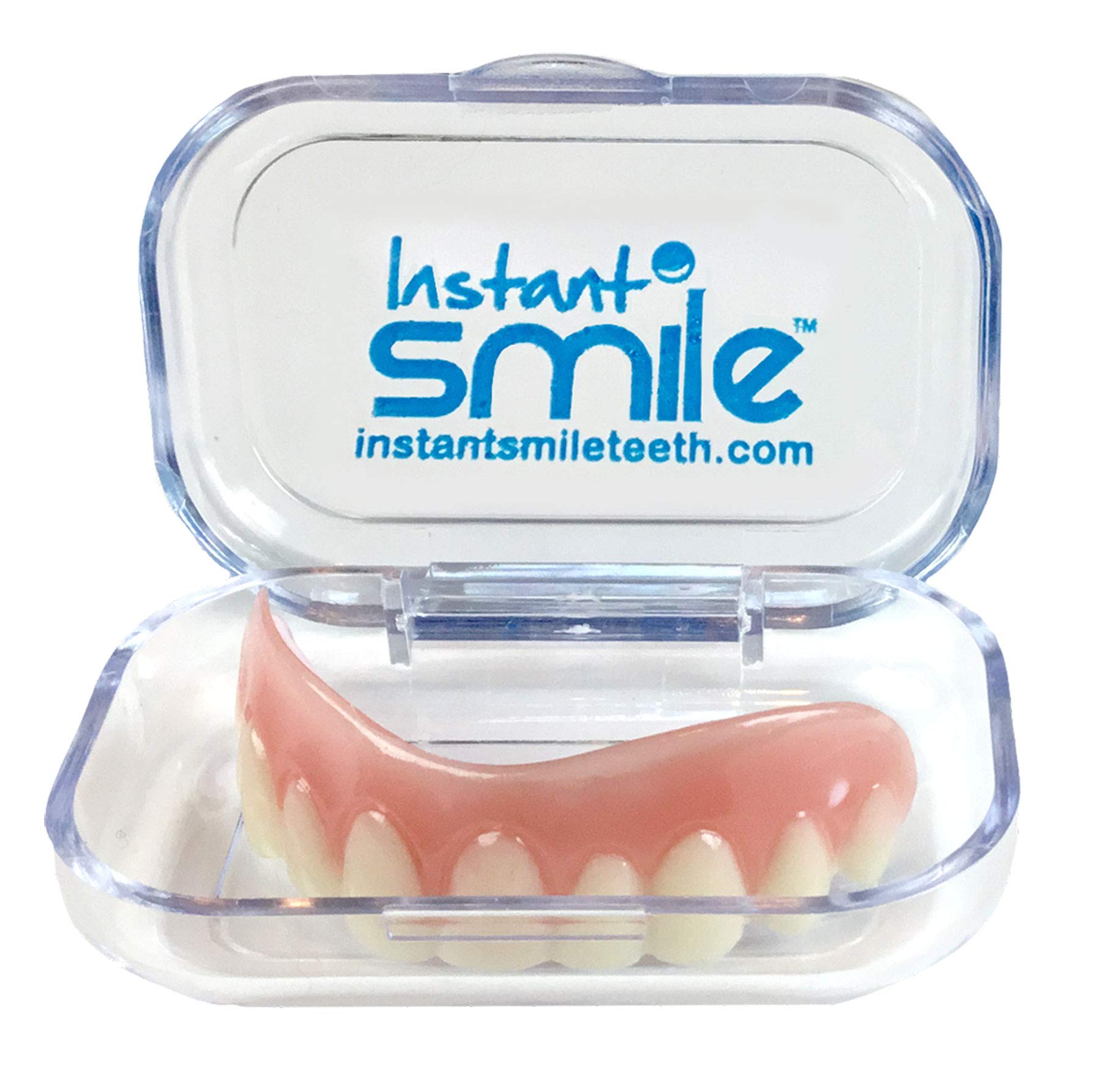 Ultra thin flex technology on Instant Smile upper teeth