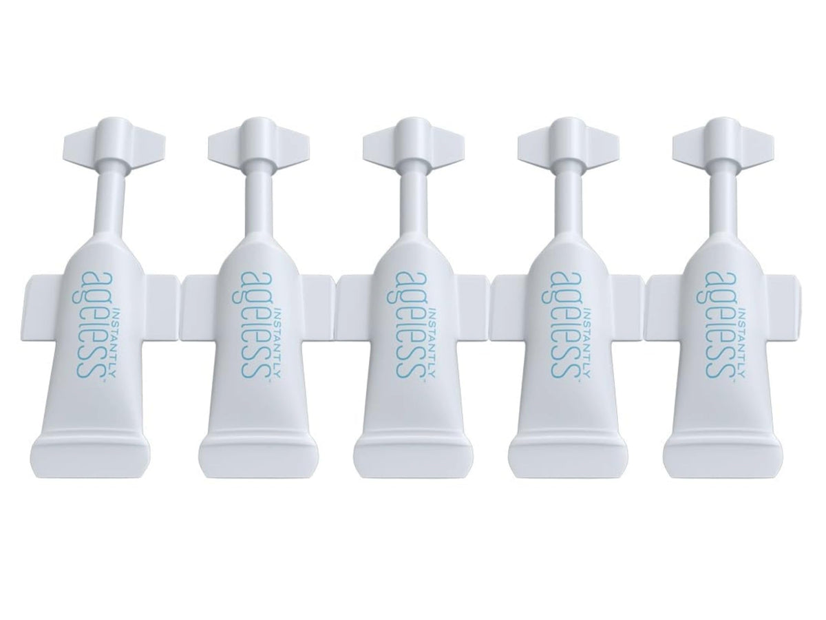 Instantly Ageless eye cream bottle targets puffiness for a refreshed look.