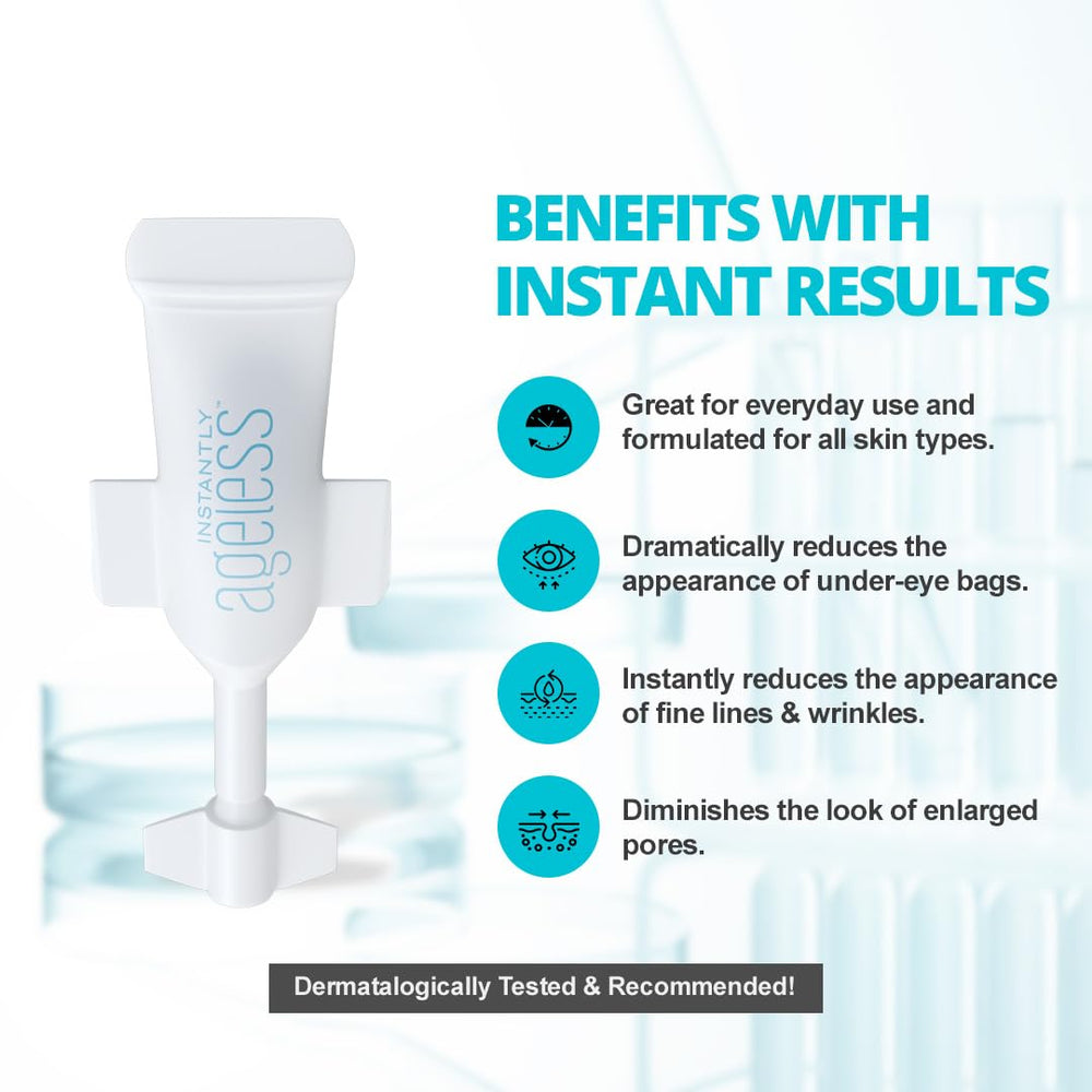 Instantly Ageless five-vial set offers multiple applications.