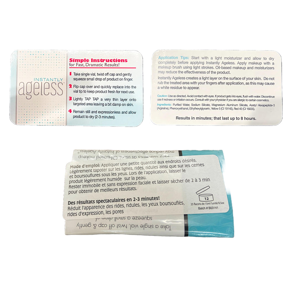 Instantly Ageless eye care suitable for both men and women.