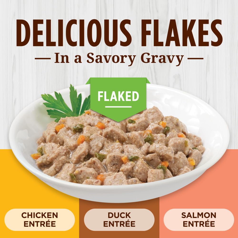 Instinct Flaked Entrée chicken cage-free can, rich in protein and texture
