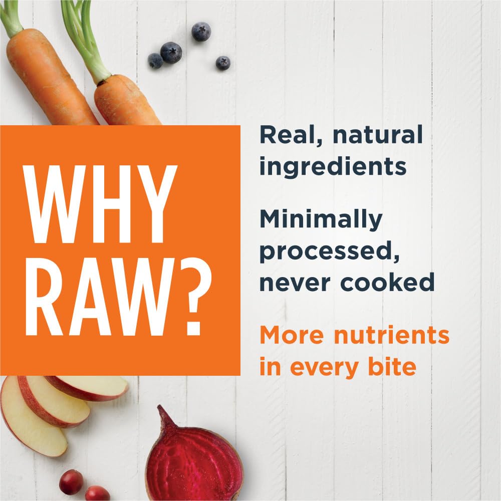 Instinct grain-free ingredients in bowl—no grains or fillers.