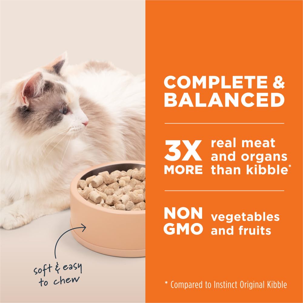 Instinct Made in USA badge—quality diet from global ingredients.
