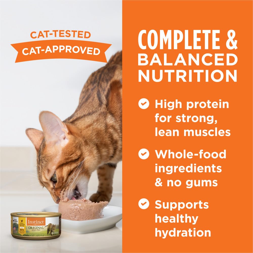 Serving image of Instinct Original Pate provides mealtime-ready bowls.