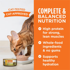 Serving image of Instinct Original Pate provides mealtime-ready bowls.