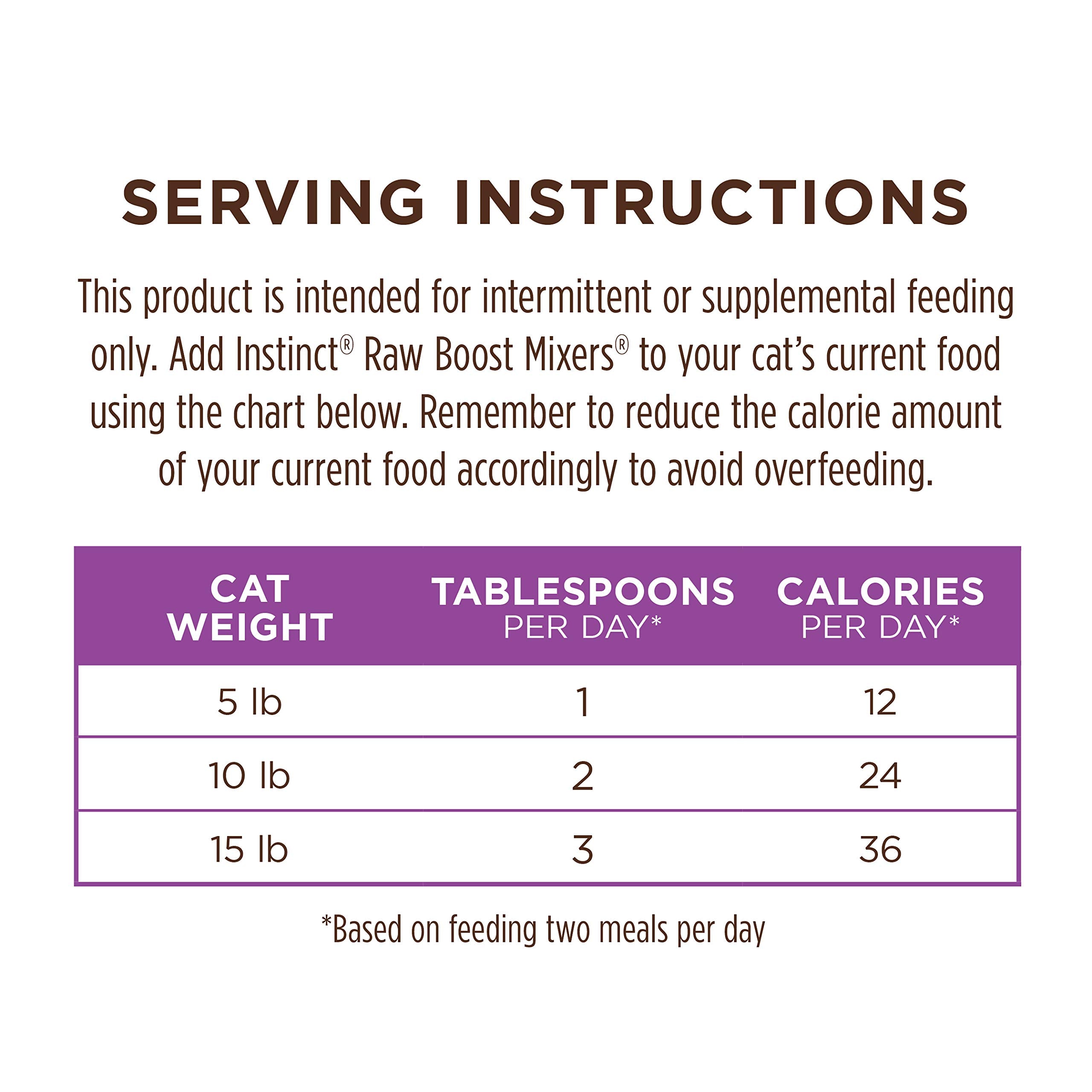 Instinct Raw Boost Mixers : sac de 170 g prêt à l'emploi.