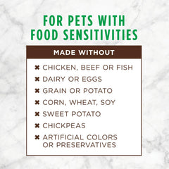 Instinct's dry dog food with freeze-dried raw coating for enhanced flavor.