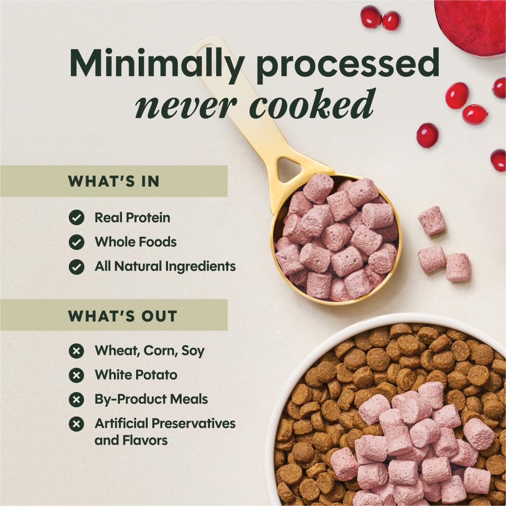 Instinct RawBoost grain-free formula label highlights no fillers.