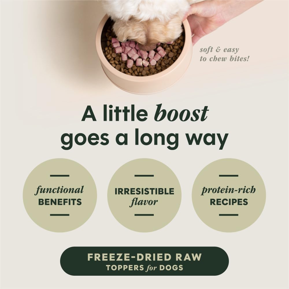 Ingrédients-clefs de RawBoost sans céréales affichés clairement