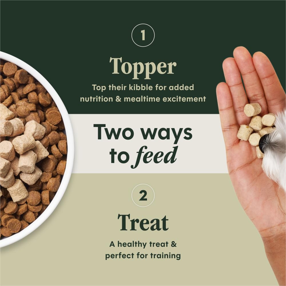 Instinct RawBoost served bowl shows topper enhancing meals