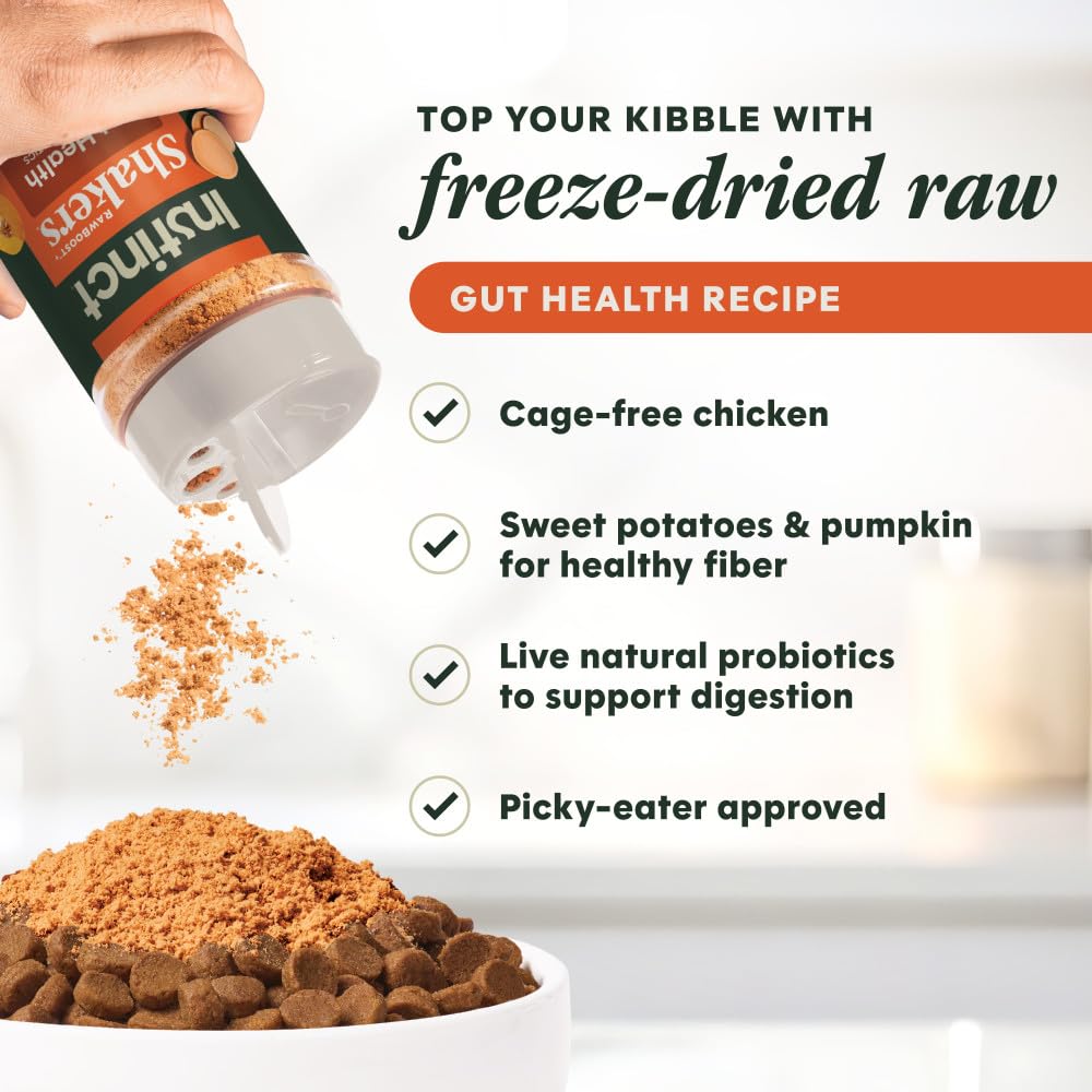 Close-up of pour/spoon showing easy topper application for dogs