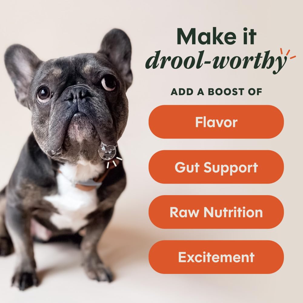 Sprinkle over kibble to boost flavor and nutrition with RawBoost Shakers