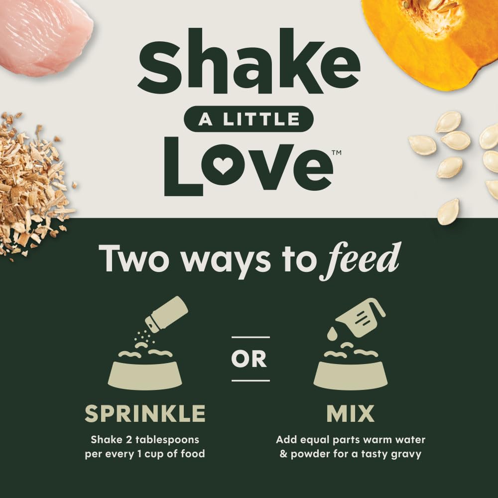 Grain-free ingredients and live probiotics highlighted in a close-up