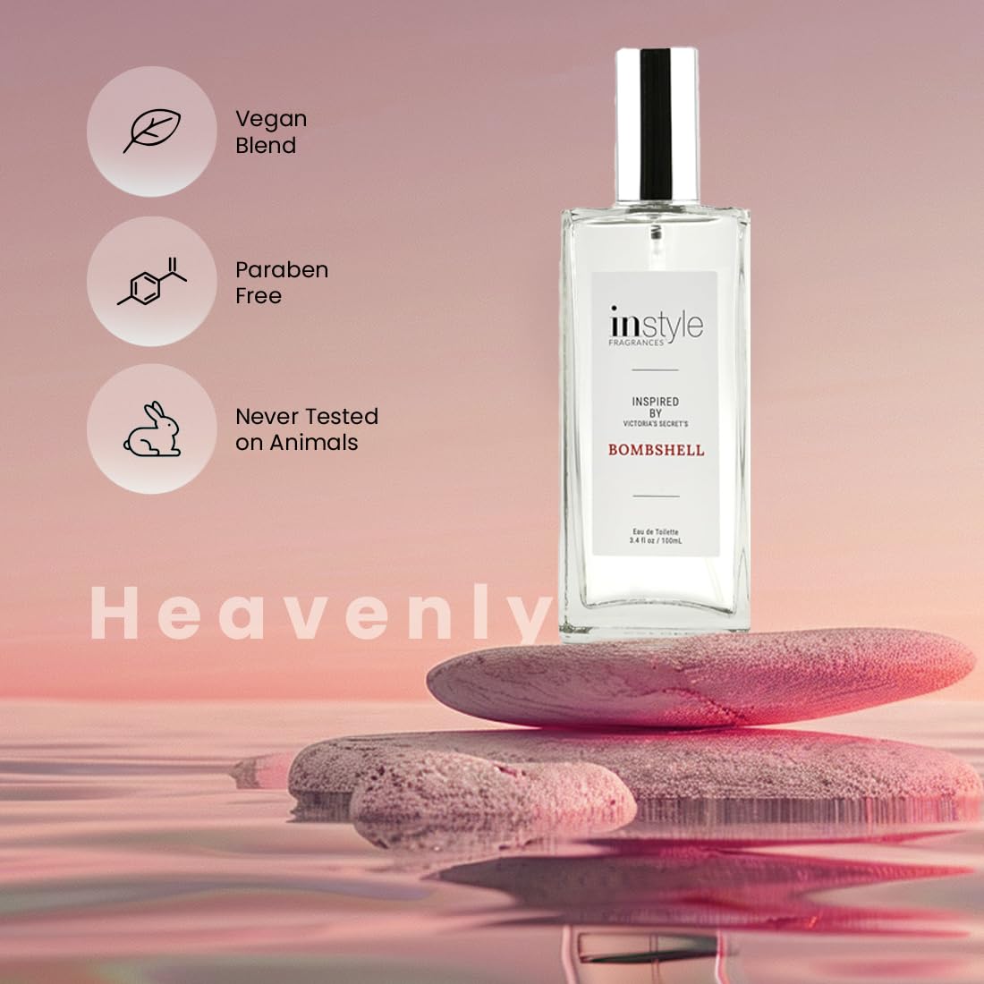 InStyle Fragrances bottle cap close-up highlighting premium packaging