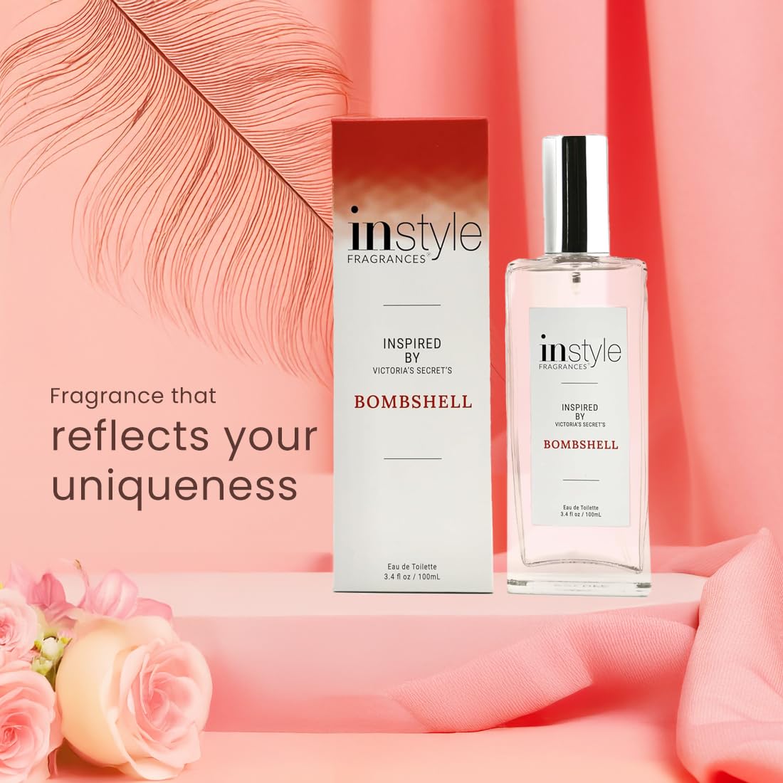 InStyle Fragrances pink pomelo note label hints fresh opening
