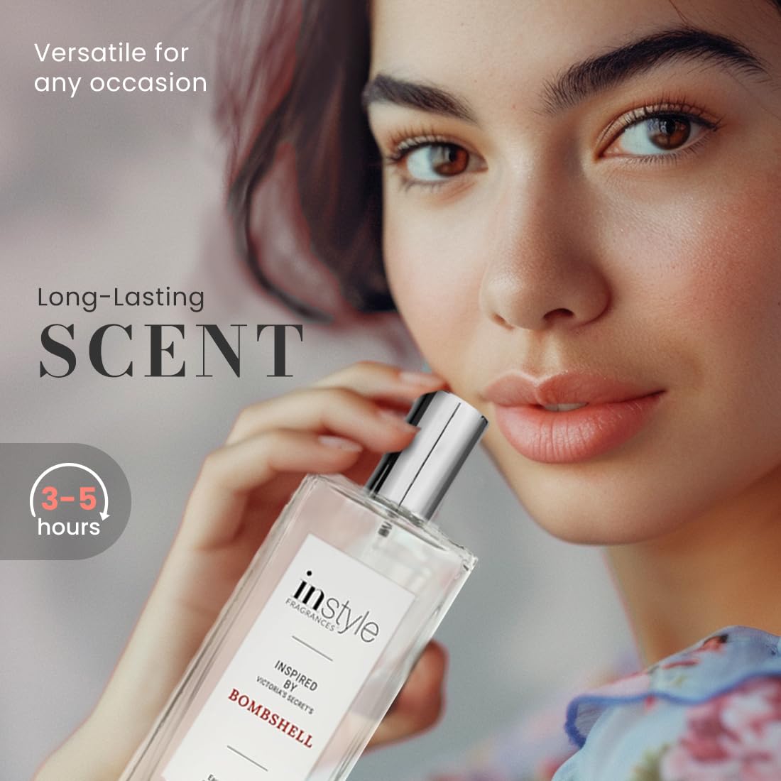 InStyle Fragrances texture pump detail suggesting smooth application