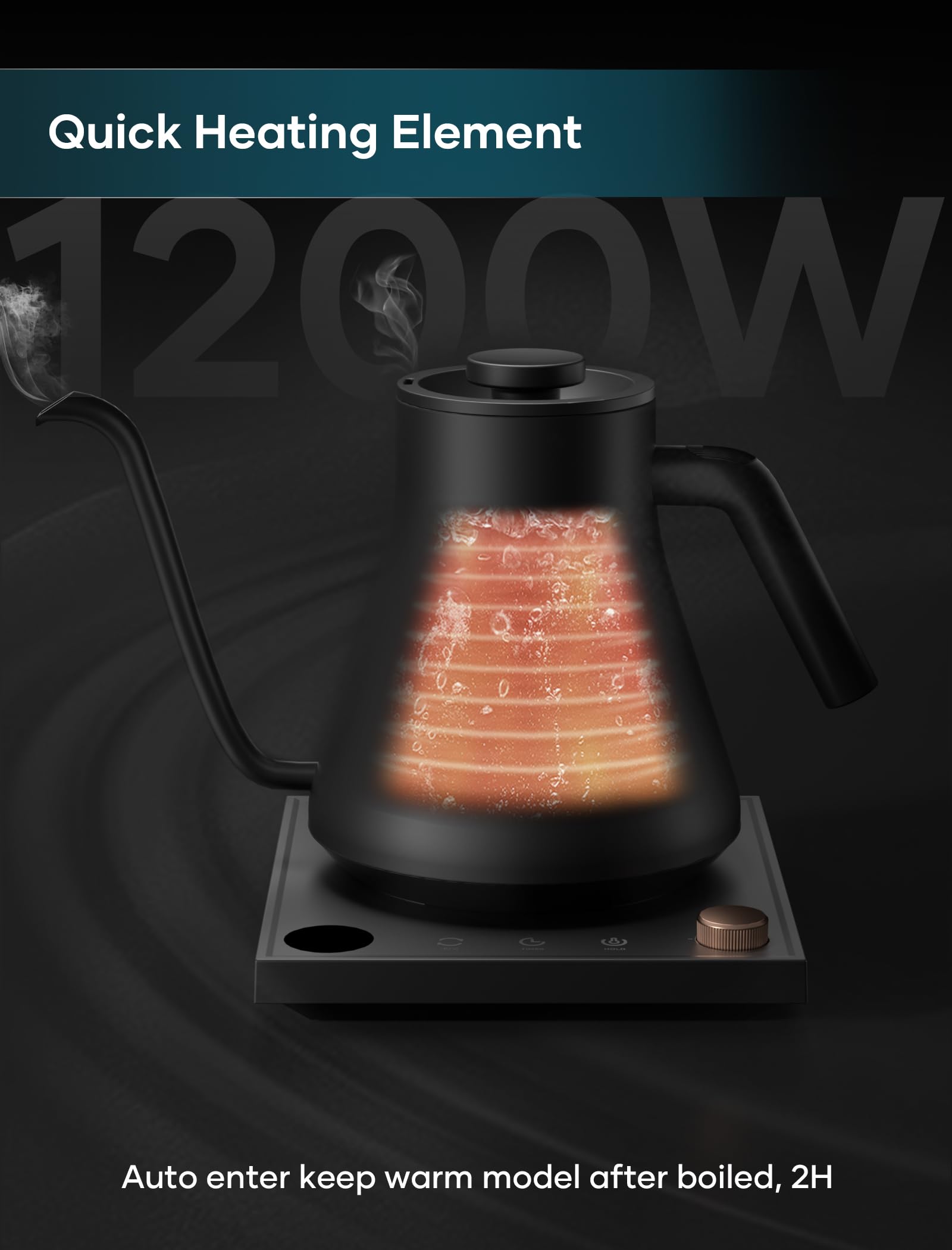 INTASTING brew stopwatch helps time your pour-over for consistent results.