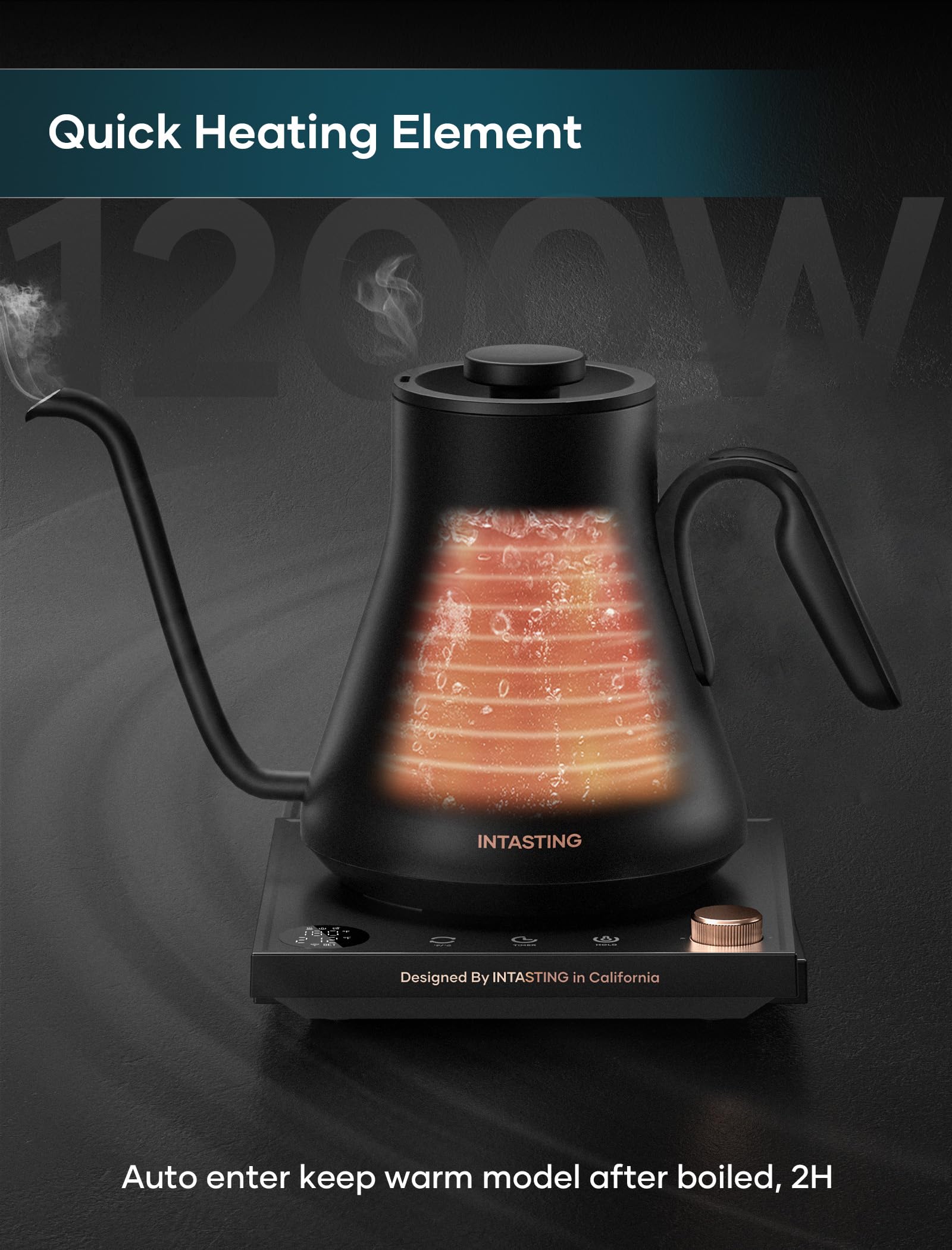 INTASTING plastic-free sensor contributes to clean, safe pours.