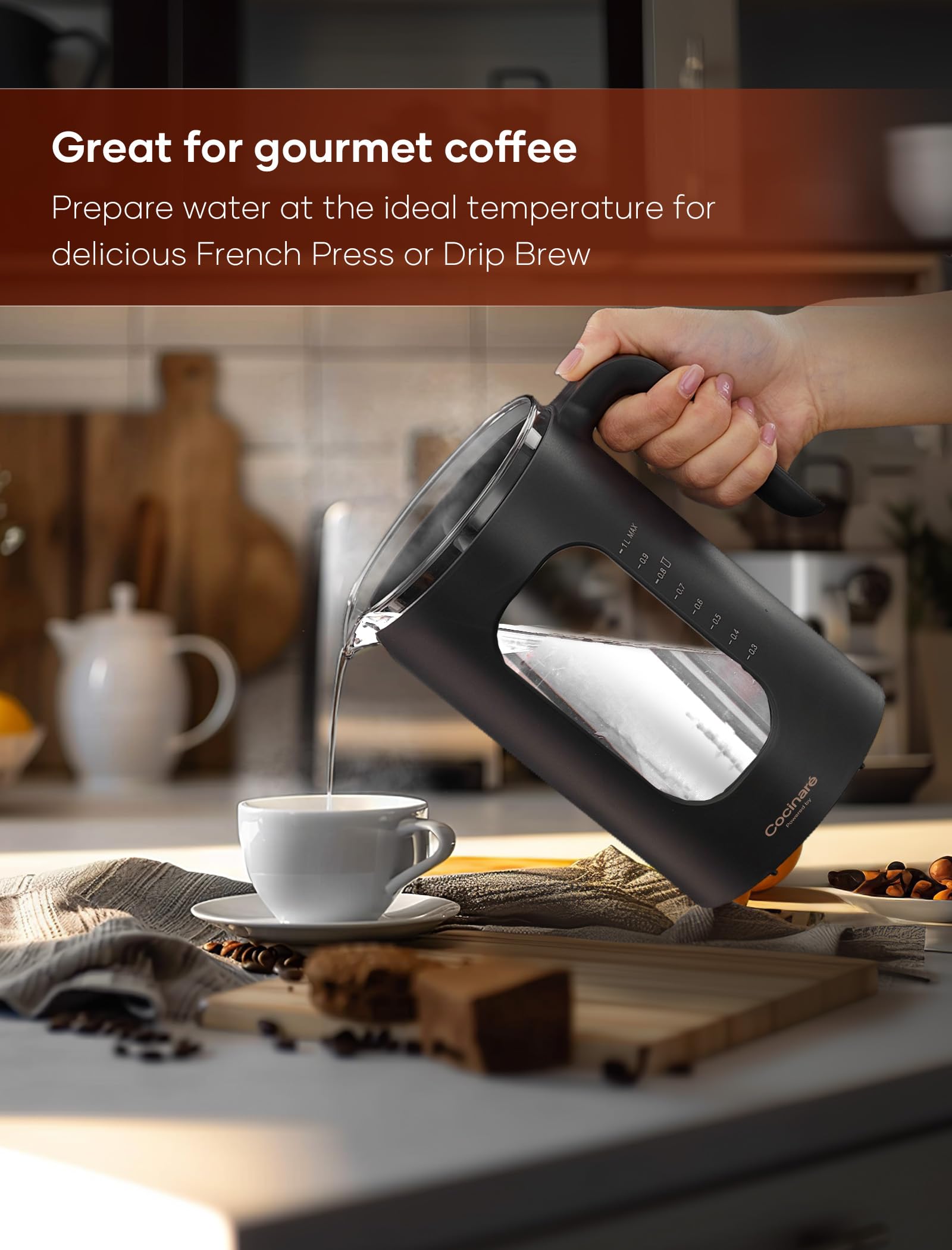 intasting non-drip V-shaped nozzle to reduce spills