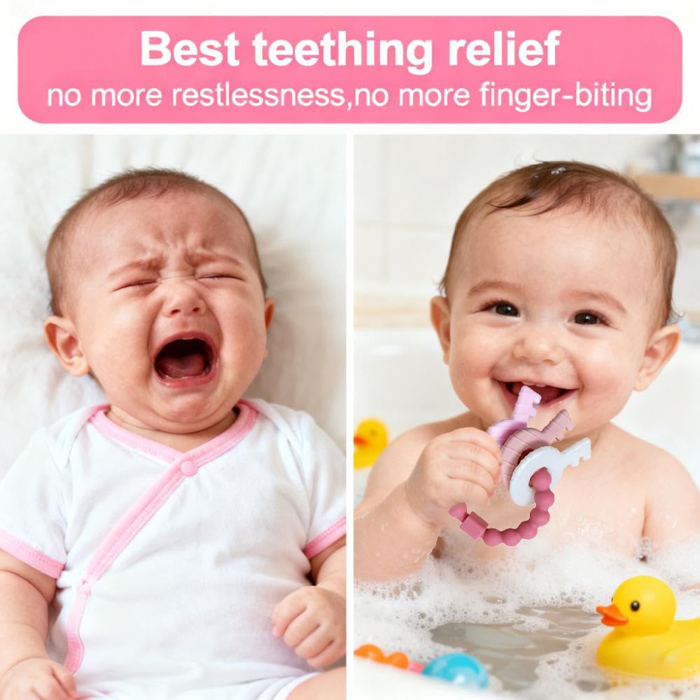 Intatikoo portable teething keys fit in a diaper bag.