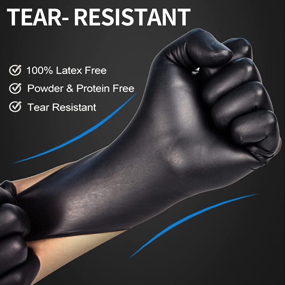Intco gloves on hand small size showing precise grip for detail work