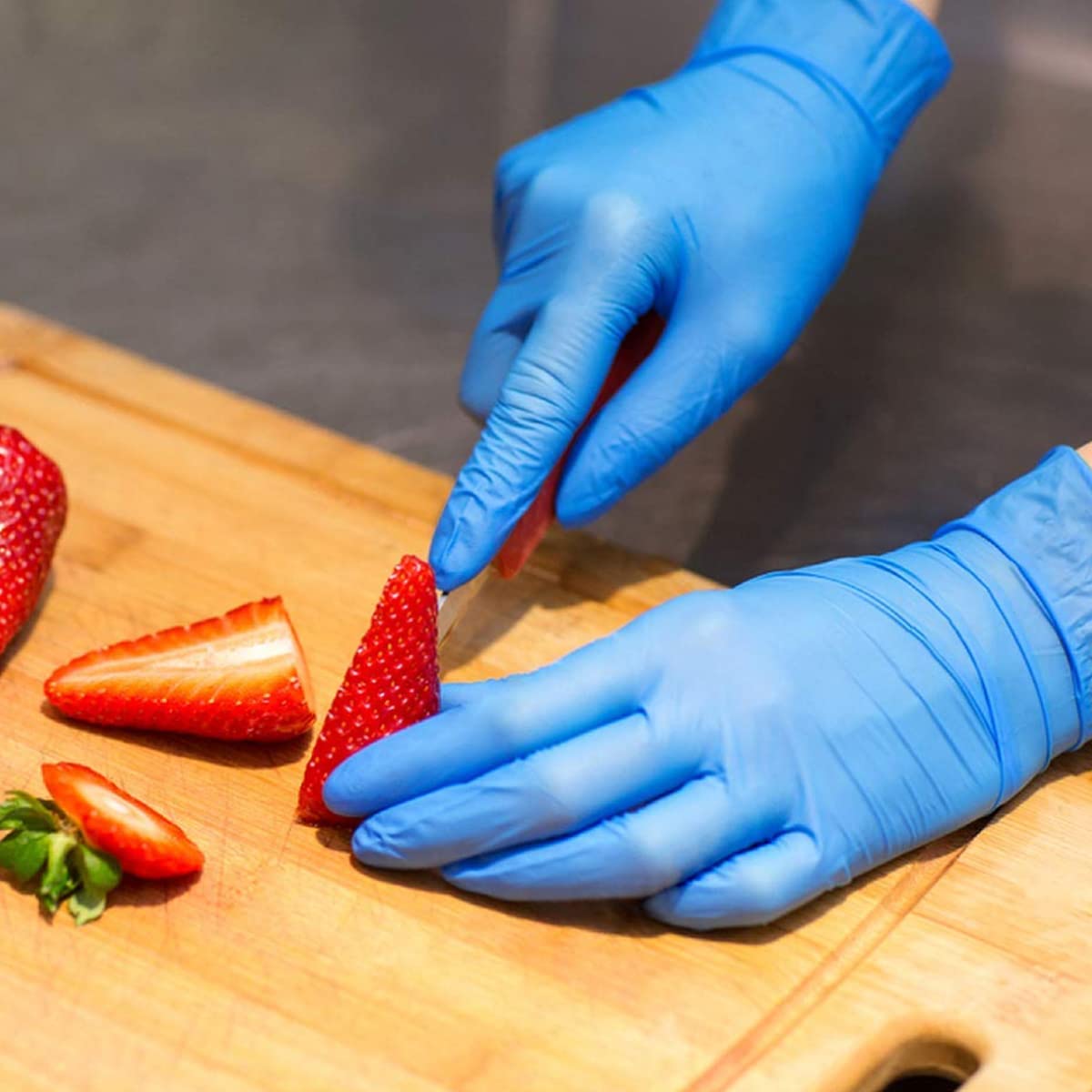 Intco Synmax gloves shown for lab use with protective grip