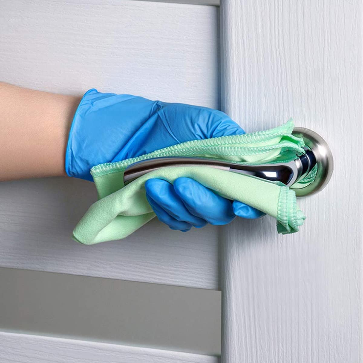 Intco blue gloves offer cool, comfortable wear during extended use.