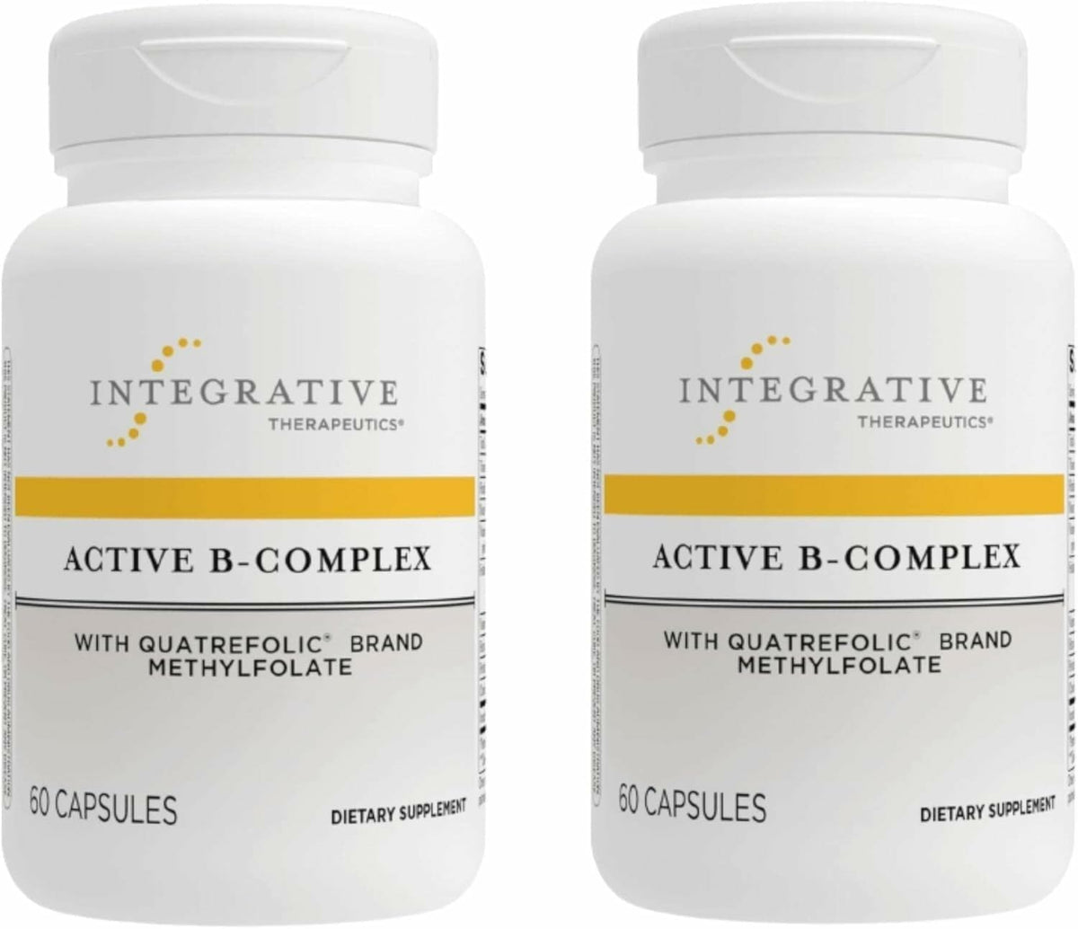 Integrative Therapeutics Active B-Complex bottle on shelf supports energy and immune function.