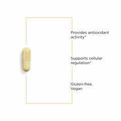 Integrative Therapeutics Alpha-Glycosyl Isoquercitrin capsules close-up for easy dosing.