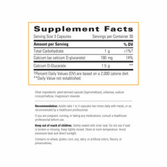 Integrative Therapeutics Calcium D-Glucarate capsules inside for easy daily dosing.