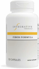 Integrative Therapeutics Fiber Formula bottle for dairy-free colon support.