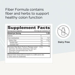 Integrative Therapeutics Fiber Formula capsules designed for daily fiber intake.