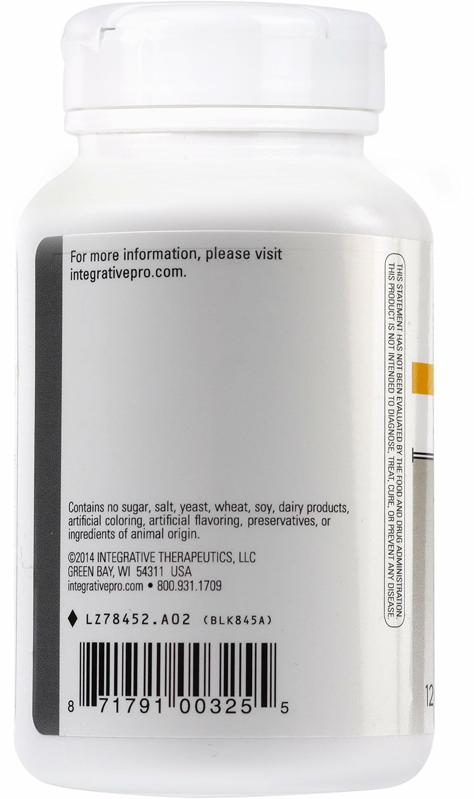Serving size on label shows True Dispersion Technology benefits.